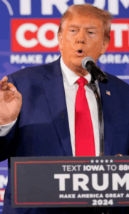 Trump aparece à frente de Biden pela 1ª vez em pesquisa nacional
