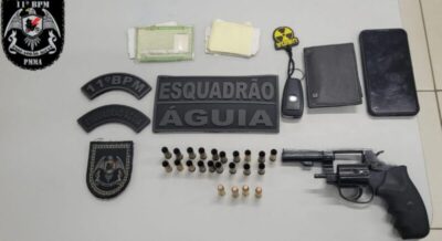 PM prende homem nas imediações dos Folguedos de Timon após disparo de arma de fogo