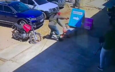 Troca de tiros em frente à agência bancária deixa homem baleado em Timon