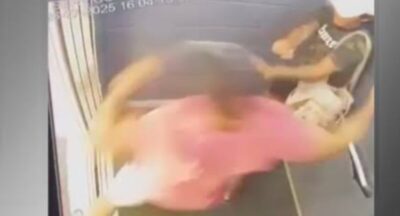 Mulher é espancada com mais de 60 socos pelo namorado em elevador