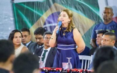Iracema Vale conclama junção de esforços pelo desenvolvimento de Barreirinhas, Belágua e Urbano Santos durante posse dos prefeitos
