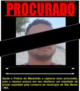 Homem foragido envolvido pela morte de Celso Sabino em São Bento é preso em Pinheiro