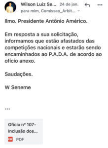 Após pedido do presidente da FMF, Antônio Américo, CBF suspende árbitros por erro grave em Fortaleza x Moto Club pela Copa do Nordeste