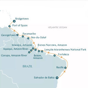 Cruzeiro de Luxo que custa R$312 mil por casal, inclui São Luís e Lençóis Maranhenses no Roteiro de 2025