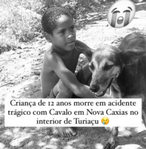 Criança morre após caír de cavalo na zona rural de Turiaçu