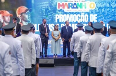 Iracema Vale destaca reconhecimento ao trabalho da PM e Corpo de Bombeiros durante ato de promoção de militares