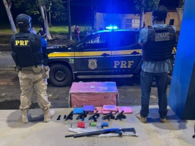 Operação da Polícia Civil do Maranhão e PRF prende homem com R$ 150 mil em drogas e arsenal de uso restrito na saída de São Luís