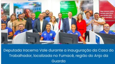 Iracema Vale destaca empenho de Carlos Brandão em fortalecer políticas de geração de emprego e renda