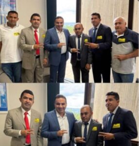 Josimar do Maranhãozinho recebe lideranças políticas em Brasília