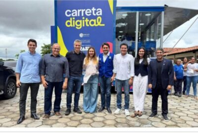 Natassia Weba participa do lançamento do Programa Carreta Digital e reforça compromisso com inclusão tecnológica