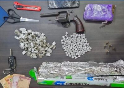 EQUIPE DO GOE PRESTA APOIO EM OPERAÇÃO REALIZADA NO MUNICÍPIO DE ARARI E FAZ APREENSÃO DE ARMA DE FOGO E PRISÃO DE DOIS INDIVÍDUOS.