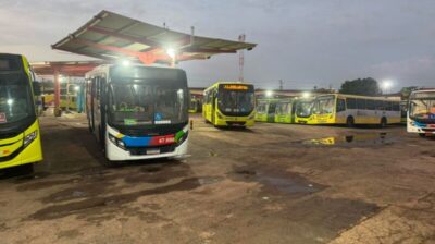 GREVE: São Luís amanhece com frota de ônibus nas garagens