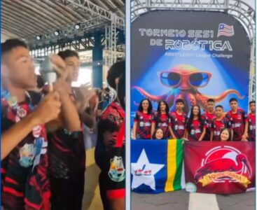 Equipe de Guimarães conquista troféu do Torneio Regional SESI Robótica em São Luís
