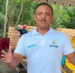 Prefeito Márcio Hominho visita fábrica de bloquetes e anuncia início do recapeamento em Bacuri