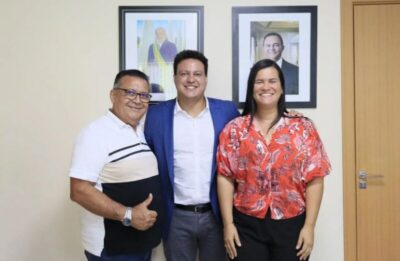 Prefeita Valéria Castro discute mais avanços para Educação de Presidente Sarney com Secretário de Estado de Educação, Felipe Camarão