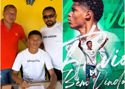 Jovem de Nina Rodrigues dá mais um passo importante em sua carreira como jogador de futebol