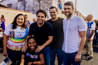 Pedro Lucas reafirma compromisso com Coelho Neto durante procissão de Sant’Ana