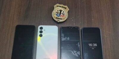 OPERAÇÃO DA POLÍCIA CIVIL RECUPERA 04 CELULARES ROUBADOS EM PINHEIRO