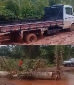 Abandono e descaso: estradas intransitáveis deixam população da zona rural de Palmeirândia isolada