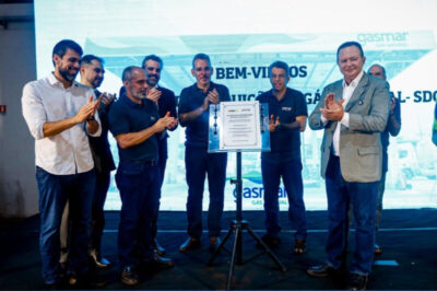 Brandão inaugura 1º Sistema de Distribuição de Gás Natural de SLZ