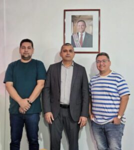 Presidente Thiago Braz busca reforço policial e solicita nova viatura em visita à Secretaria de Segurança