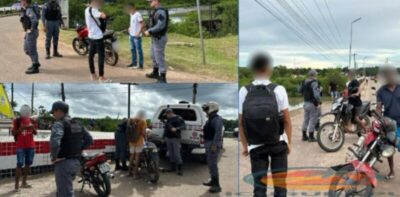 Polícia Militar faz operação em Cururupu e Serrano para coibir condução de veículos por menores