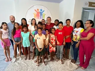 Jailson Fausto, prefeito de Lima Campos, entrega Serviço de Convivência e Fortalecimento de Vínculos (SCFV) na Parada do Bom Jesus