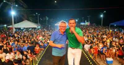 Durante festa da vitória, Eudes Barros anuncia Vitor Fernandes para o aniversário da Raposa