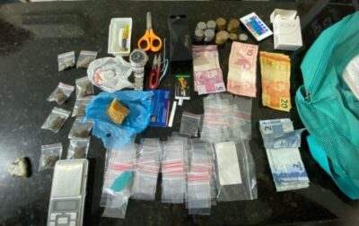 EM ARARI, HOMEM É PRESO EM FLAGRANTE POR TRÁFICO DE DROGAS