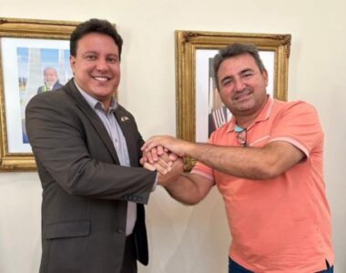 Emílio Weba se reúne com Felipe Camarão para debater demandas prioritárias para Presidente Médici