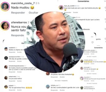 Gestão de André completa 100 dias marcada por críticas e insatisfação popular em Pinheiro “Nunca imaginei sentir falta de Luciano,” veja os comentários