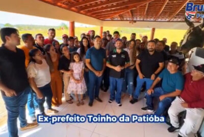 Ex-prefeito de Gonçalves Dias, Toinho Patioba junto com grupo político, declara apoio à pré-candidatura de Bruna Pessoa em Tuntum