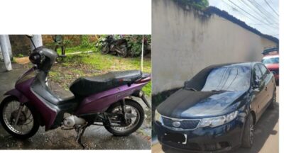POLÍCIA MILITAR RECUPERA DOIS VEÍCULOS COM REGISTRO DE ROUBO EM SANTA HELENA