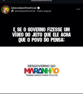 Lahesio Bonfim apela para inteligência artificial e usa símbolos do São João em vídeo de ataque ao governo. Ação é desrespeitosa, pode configurar crime e agride a cultura maranhense.