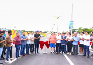 Orleans Brandão participa de entrega da Avenida Metropolitana na Grande Ilha