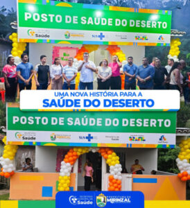 Prefeito Deyvison entrega posto de saúde requalificado à comunidade do Deserto em Mirinzal