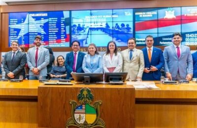 Iracema toma posse com a nova Mesa Diretora da Assembleia Legislativa do Maranhão