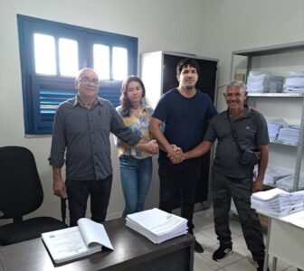Reunião entre o empresário Josema e secretários da prefeitura de Turiaçu viabiliza construção de 14km de estrada entre os povoados Caxias e Limão