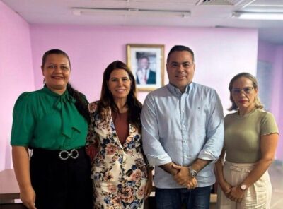 Reunião entre Joãozinho Pavão e Abigail Cunha foca em avanços para os direitos das mulheres em Santa Helena