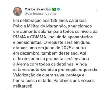 Governo confirma reajuste e promoções para Policiais Militares e Corpo de Bombeiros