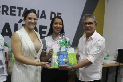 Prefeito Jailson Fausto Realiza Entrega de Tablets aos Agentes Comunitários de Saúde em Reunião na Nova Sede da Secretaria de Saúde