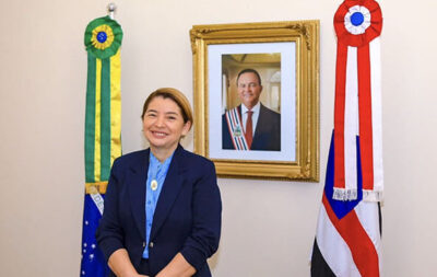 Iracema Vale toma posse como governadora do Maranhão e se diz motivada a trabalhar pelo povo