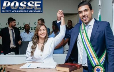 Prefeito Jonas Magno e a Vice Claudia Anceles tomam posse em Rosário