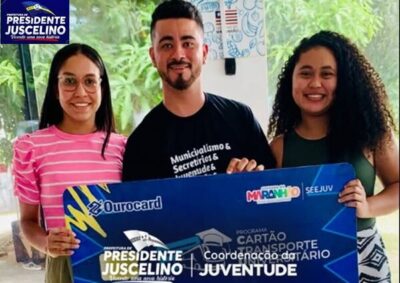 Alunos da cidade de Presidente Juscelino, são beneficiados com o programa Cartão Transporte Universitário