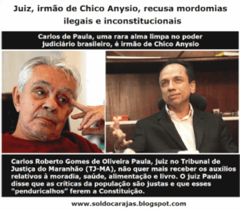 “ÇA SUFFIT POUR MOI” MONSIUER CARROBÉ! “NON, JE NE REGRETTE RIEN”: Tributo ao magistrado Carlos Roberto Gomes de Oliveira Paula pela trajetória profissional e aposentadoria anunciada…