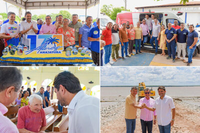 Juscelino Filho participa do aniversário de 171 anos de Anajatuba