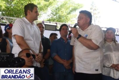 Orleans Brandão, é recebido com grande festa por Kleber Tratorzão e Nubia Patrol para oficializar apoio