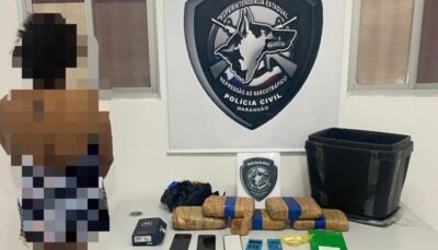 Mulher é presa com maconha em São Luís