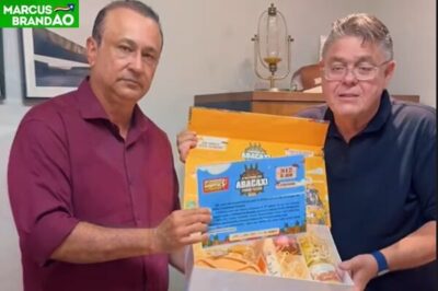 Marcus Brandão recebe o prefeito de São Domingos do Maranhão, Kleber Tratorzão