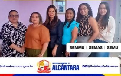 Alcântara-MA: Branca Diniz e Lourdilene Mello se reúnem com a secretária de Estado da Mulher, Abigail Cunha